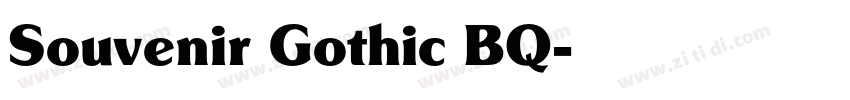 Souvenir Gothic BQ字体转换